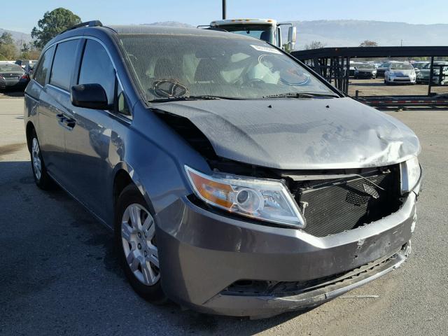 5FNRL5H20BB065100 - 2011 HONDA ODYSSEY LX GRAY photo 1