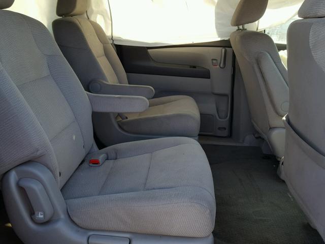 5FNRL5H20BB065100 - 2011 HONDA ODYSSEY LX GRAY photo 6