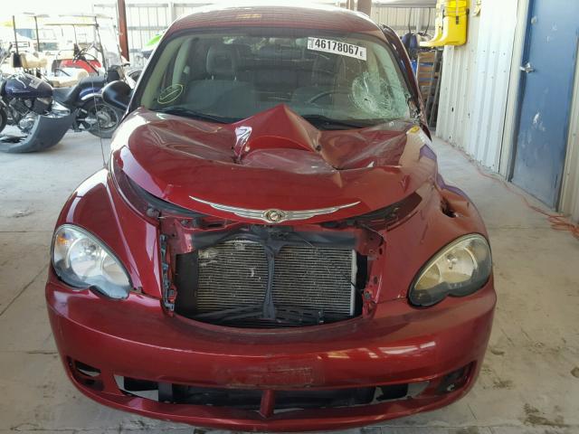 3A8FY48B68T130968 - 2008 CHRYSLER PT CRUISER RED photo 9