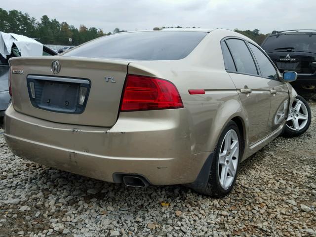 19UUA66275A013938 - 2005 ACURA TL TAN photo 4