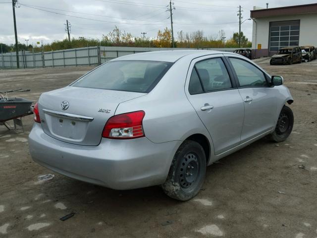 JTDBT4K32CL010224 - 2012 TOYOTA YARIS SILVER photo 4