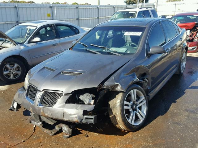 6G2ER577X9L165231 - 2009 PONTIAC G8 GRAY photo 2