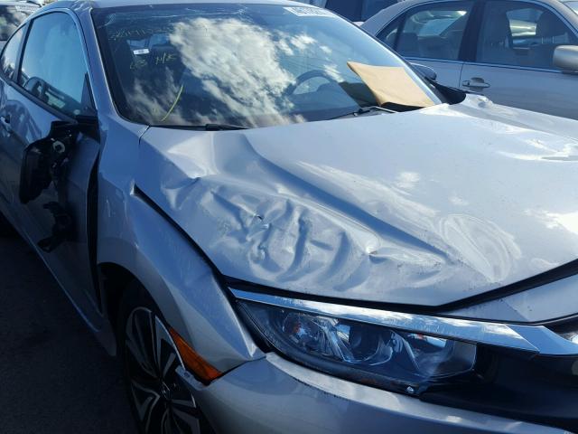 2HGFC3B76GH360264 - 2016 HONDA CIVIC EXL SILVER photo 9