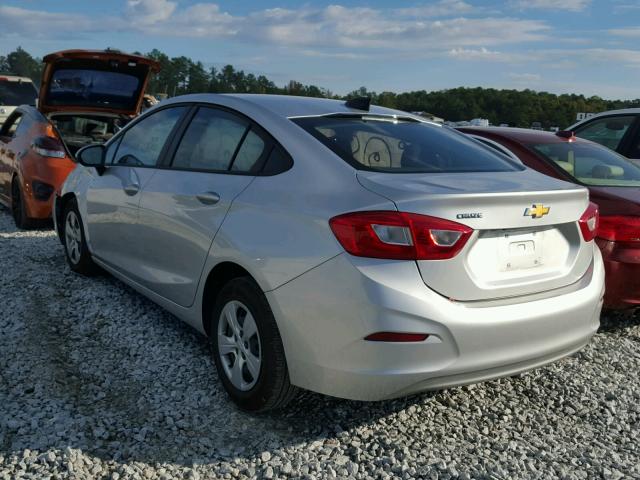 1G1BC5SM8H7250109 - 2017 CHEVROLET CRUZE LS GRAY photo 3