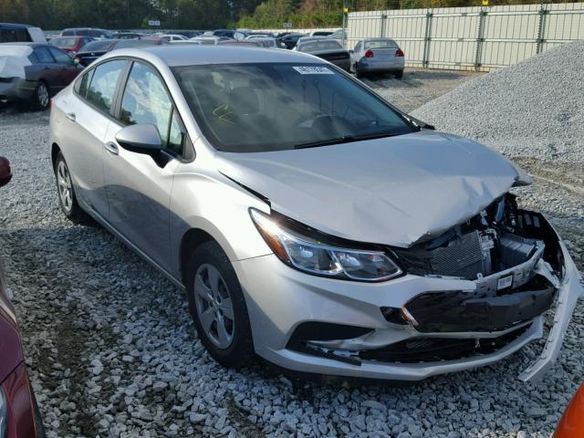 1G1BC5SM8H7250109 - 2017 CHEVROLET CRUZE LS GRAY photo 9