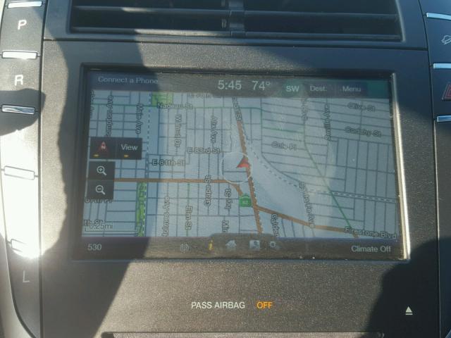 3LN6L2LU3ER805585 - 2014 LINCOLN MKZ Արծաթագույն լուսանկար 9