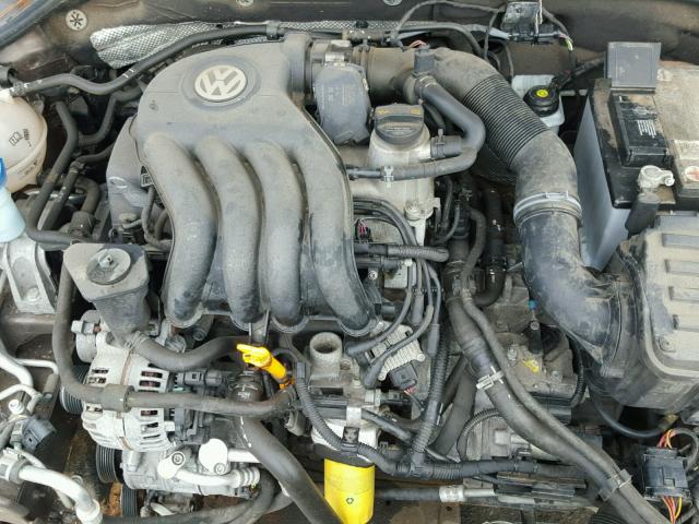 3VW2K7AJ9CM388010 - 2012 VOLKSWAGEN JETTA BASE BROWN photo 7