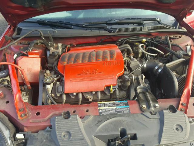 2G1WD58C269323502 - 2006 CHEVROLET IMPALA SUP RED photo 7