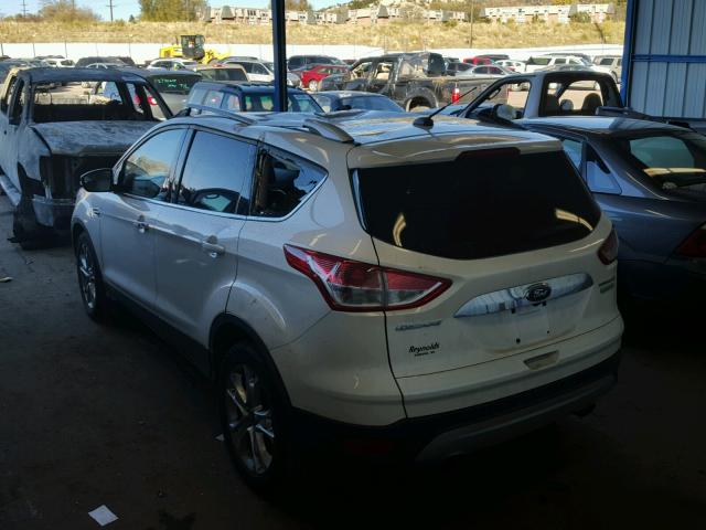 1FMCU0JX1EUA92793 - 2014 FORD ESCAPE WHITE photo 3