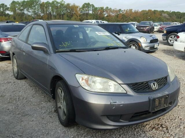 1HGEM21935L056427 - 2005 HONDA CIVIC EX GRAY photo 1