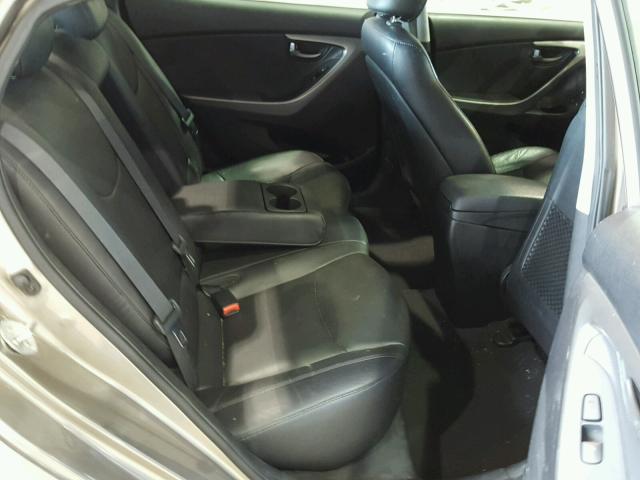 5NPDH4AE0DH382647 - 2013 HYUNDAI ELANTRA GL GOLD photo 6