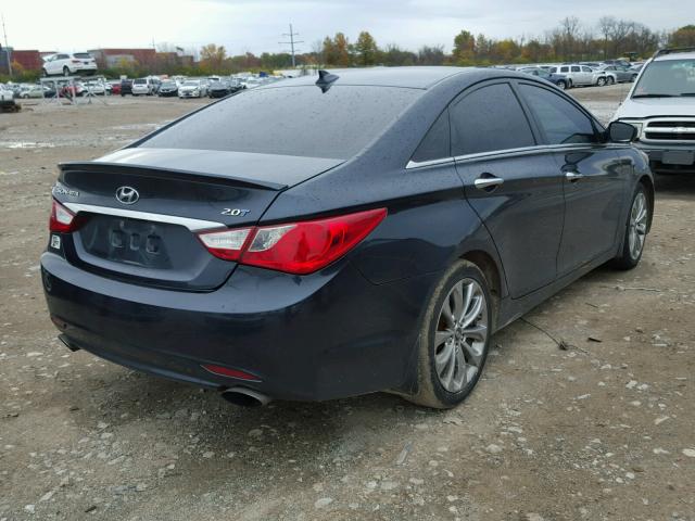 5NPEC4AB4CH484282 - 2012 HYUNDAI SONATA SE GREEN photo 4