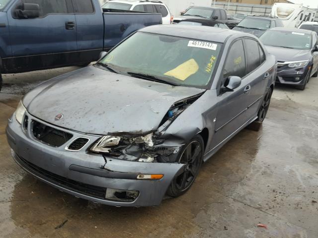 YS3FH41UX71012181 - 2007 SAAB 9-3 AERO GRAY photo 2