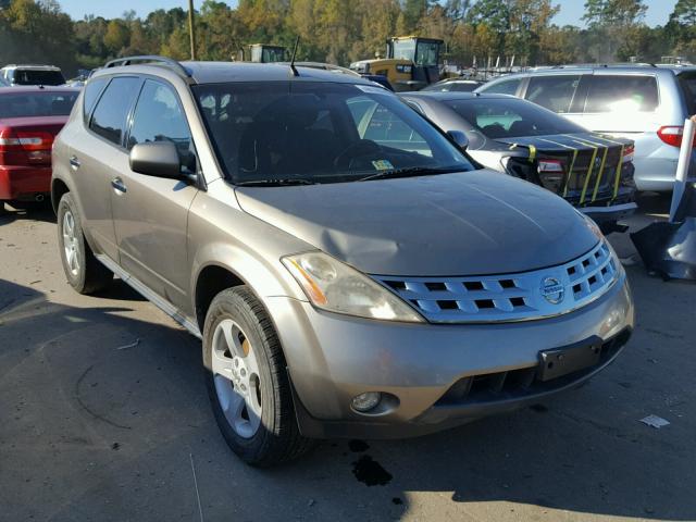 JN8AZ08T63W107956 - 2003 NISSAN MURANO BROWN photo 1