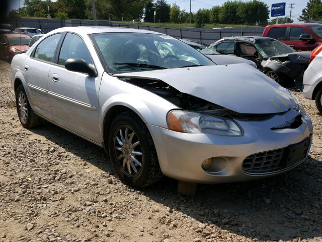 1C3EL56R82N352320 - 2002 CHRYSLER SEBRING LX SILVER photo 1