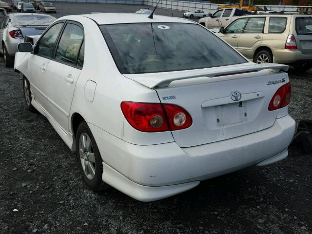 2T1BR32E07C717152 - 2007 TOYOTA COROLLA CE WHITE photo 3