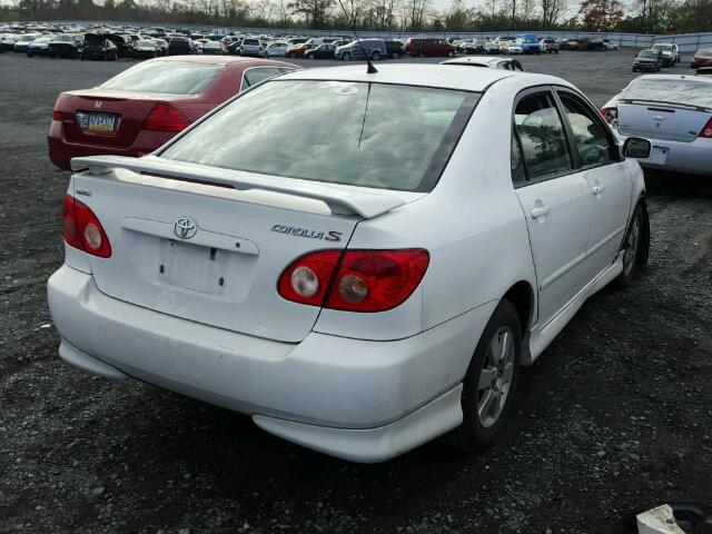 2T1BR32E07C717152 - 2007 TOYOTA COROLLA CE WHITE photo 4