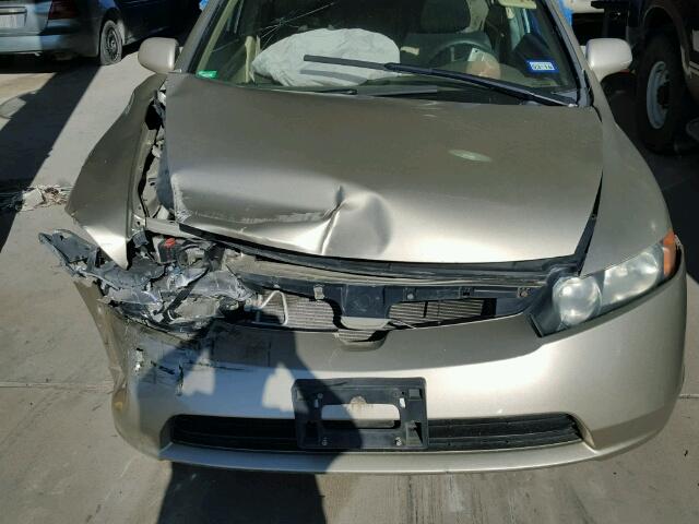 1HGFA16887L066719 - 2007 HONDA CIVIC EX 金色 照片 7