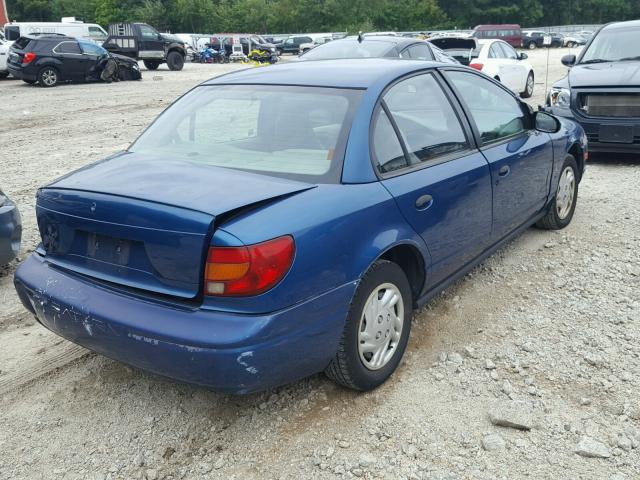 1G8ZF52811Z255737 - 2001 SATURN SL BLUE photo 4