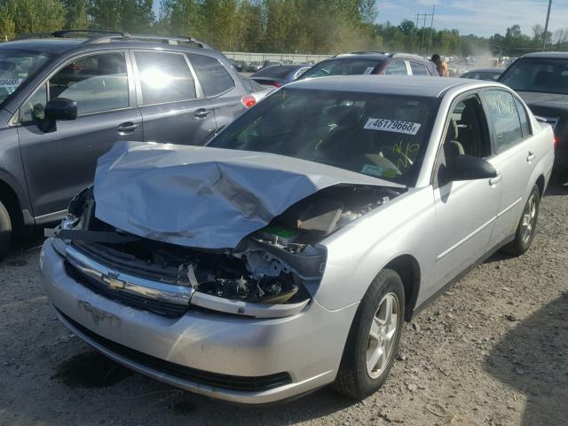 1G1ZT52895F308201 - 2005 CHEVROLET MALIBU LS SILVER photo 2