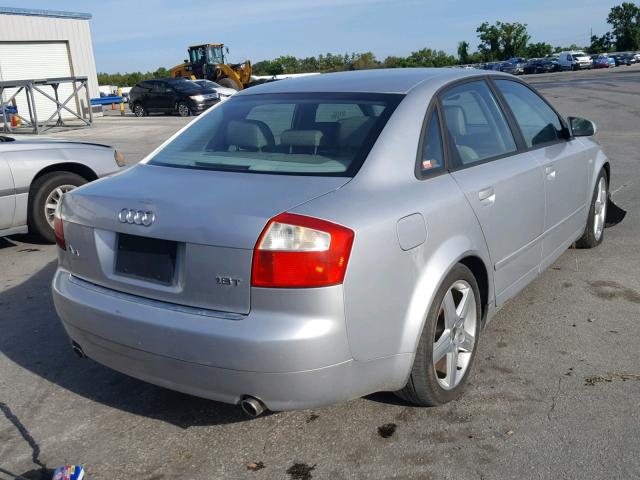 WAUJC68E84A252588 - 2004 AUDI A4 1.8T SILVER photo 4