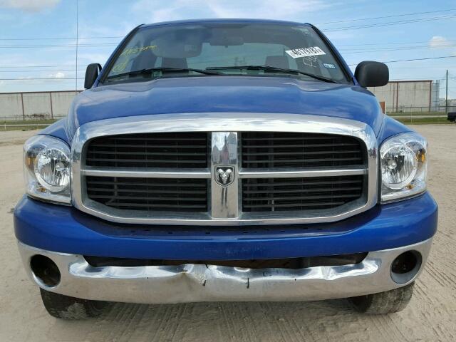 1D7HA16K57J556586 - 2007 DODGE RAM 1500 S BLUE photo 10