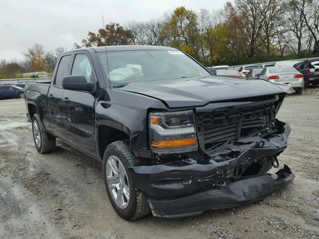 1GCVKPEH3HZ117845 - 2017 CHEVROLET SILVERADO BLACK photo 1