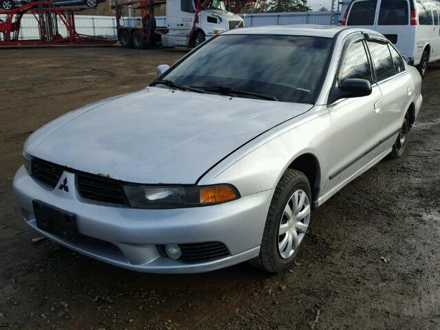 4A3AA46G02E122485 - 2002 MITSUBISHI GALANT ES SILVER photo 2