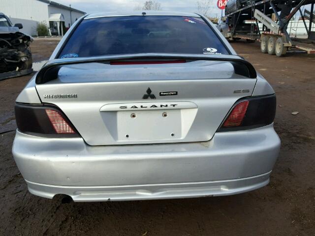 4A3AA46G02E122485 - 2002 MITSUBISHI GALANT ES SILVER photo 9