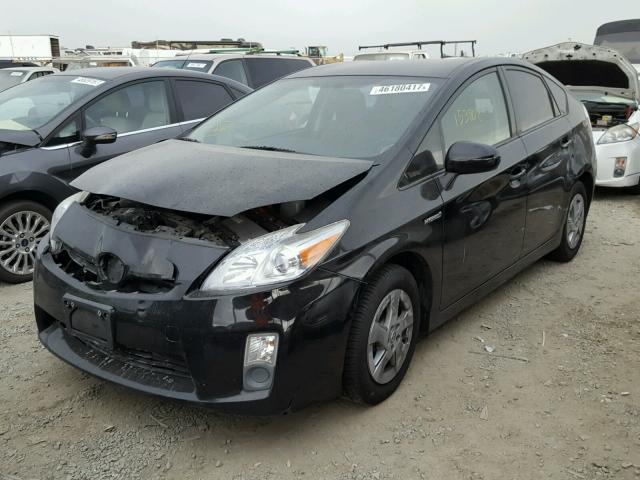 JTDKN3DU4B1409642 - 2011 TOYOTA PRIUS BLACK photo 2