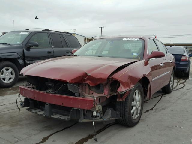 2G4WC582491204902 - 2009 BUICK LACROSSE RED photo 2