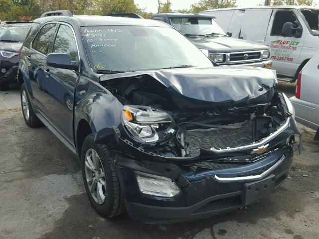 2GNFLFEK9G6210023 - 2016 CHEVROLET EQUINOX LT BLUE photo 1