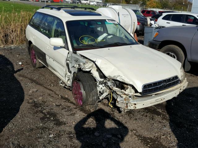 4S3BH686827665641 - 2002 SUBARU LEGACY OUT WHITE photo 1