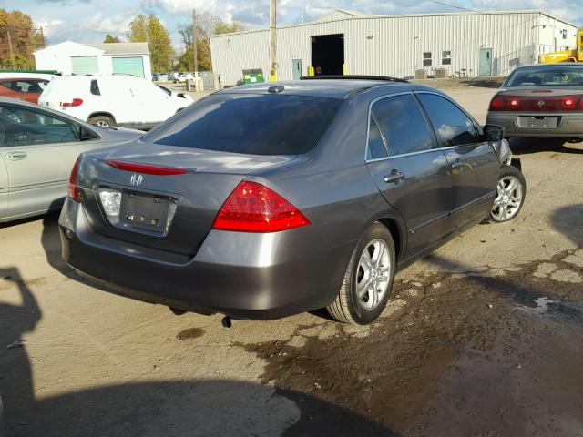 1HGCM56826A046171 - 2006 HONDA ACCORD EX GRAY photo 4