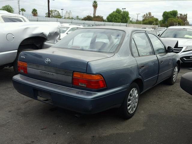 JT2AE04B0R0073375 - 1994 TOYOTA COROLLA BLUE photo 4