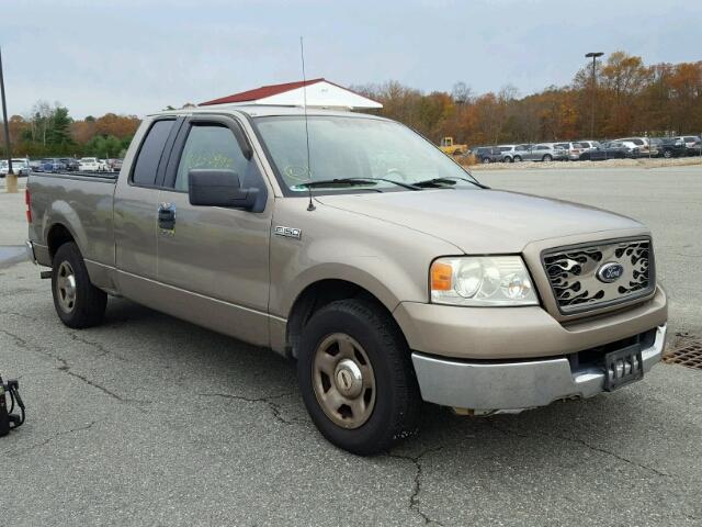 1FTRX12W25NA00585 - 2005 FORD F150 GRAY photo 1