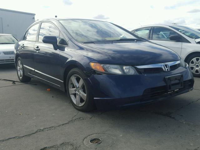 1HGFA16596L005965 - 2006 HONDA CIVIC LX BLUE photo 1