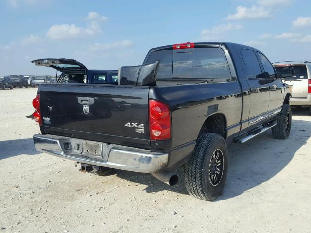 3D7KS29A08G219113 - 2008 DODGE RAM 2500 BLACK photo 4