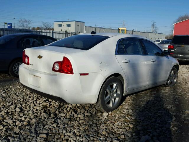 1G1ZB5EU5CF134121 - 2012 CHEVROLET MALIBU LS WHITE photo 4