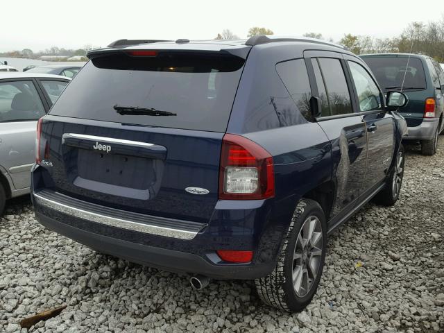 1C4NJDEBXHD100390 - 2017 JEEP COMPASS LA BLUE photo 4