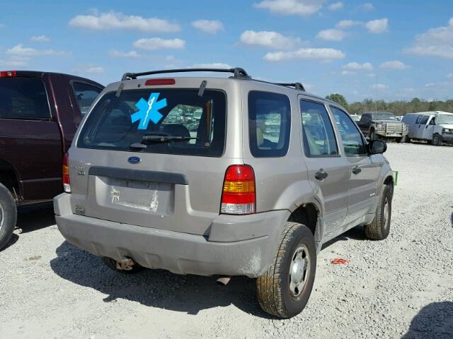 1FMYU02141KB04375 - 2001 FORD ESCAPE XLS TAN photo 4