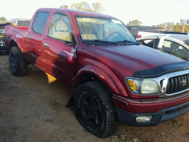 5TEGN92N23Z303279 - 2003 TOYOTA TACOMA DOU BURGUNDY photo 9