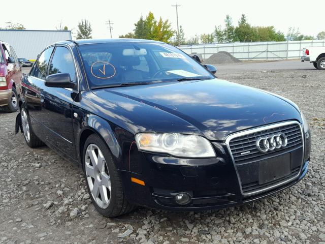 WAUDF78E55A525241 - 2005 AUDI A4 2.0T QU BLACK photo 1