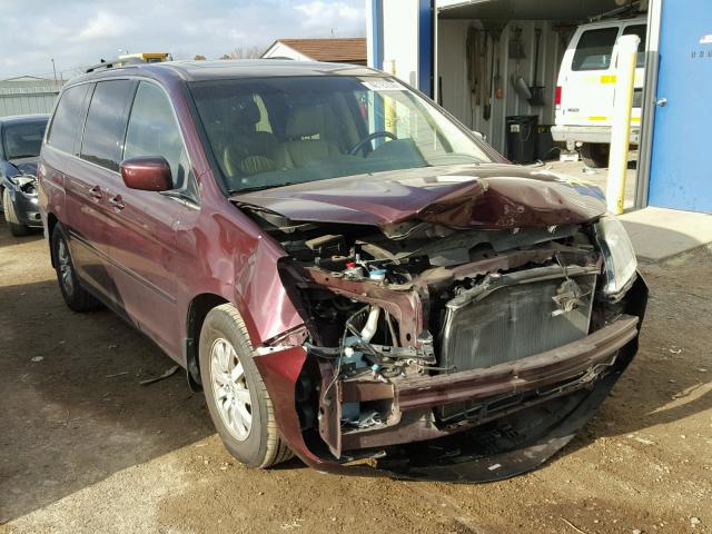 5FNRL38699B051357 - 2009 HONDA ODYSSEY EX MAROON photo 1