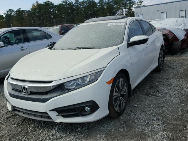 19XFC1F72HE009877 - 2017 HONDA CIVIC EXL WHITE photo 2