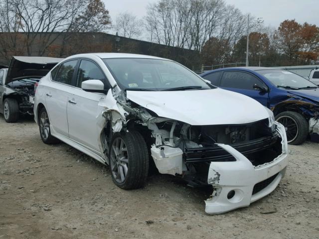 3N1AB7AP3DL757229 - 2013 NISSAN SENTRA S WHITE photo 1