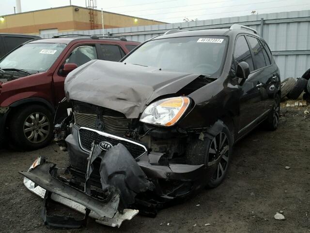 KNAHH8C87C7398196 - 2012 KIA RONDO BROWN photo 2