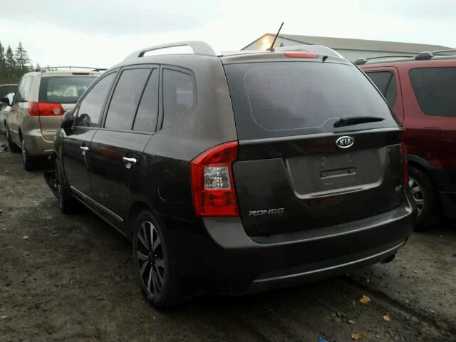 KNAHH8C87C7398196 - 2012 KIA RONDO BROWN photo 3