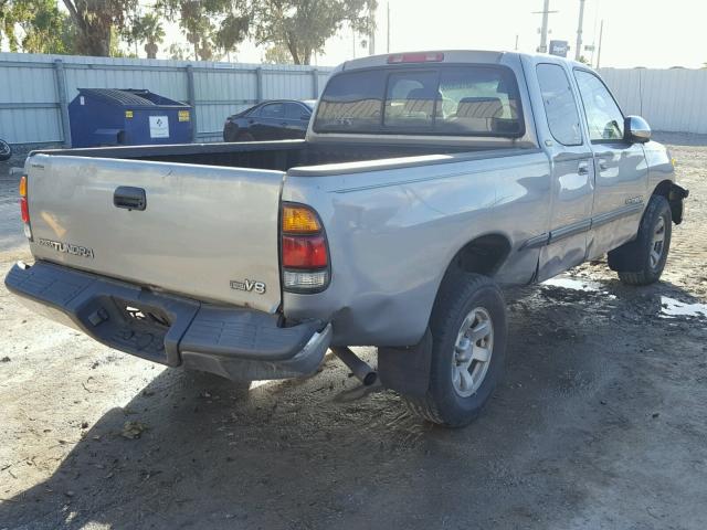 5TBRT34151S193756 - 2001 TOYOTA TUNDRA ACC GRAY photo 4