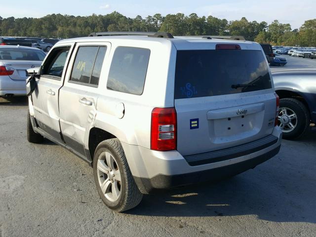 1C4NJPFA8DD260320 - 2013 JEEP PATRIOT LA SILVER photo 3